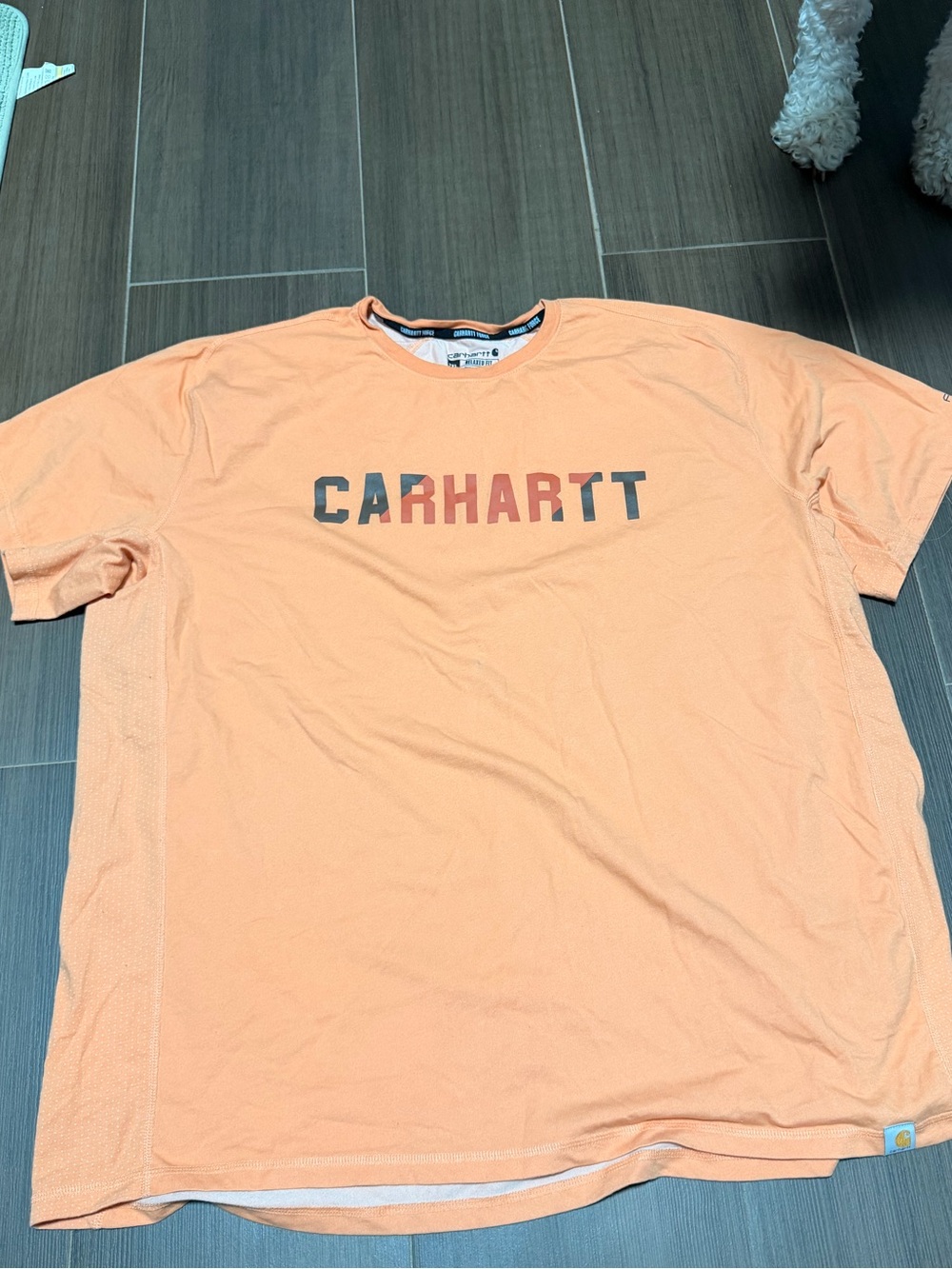 Carhartt Men's orange Logo Short-Sleeve Tee